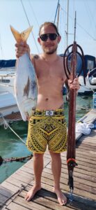 Un bel Dentice di Andrea e il suo arbalète BroadWing